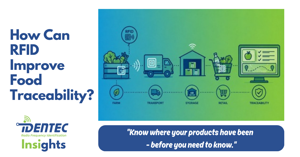 How can RFID improve food traceability 